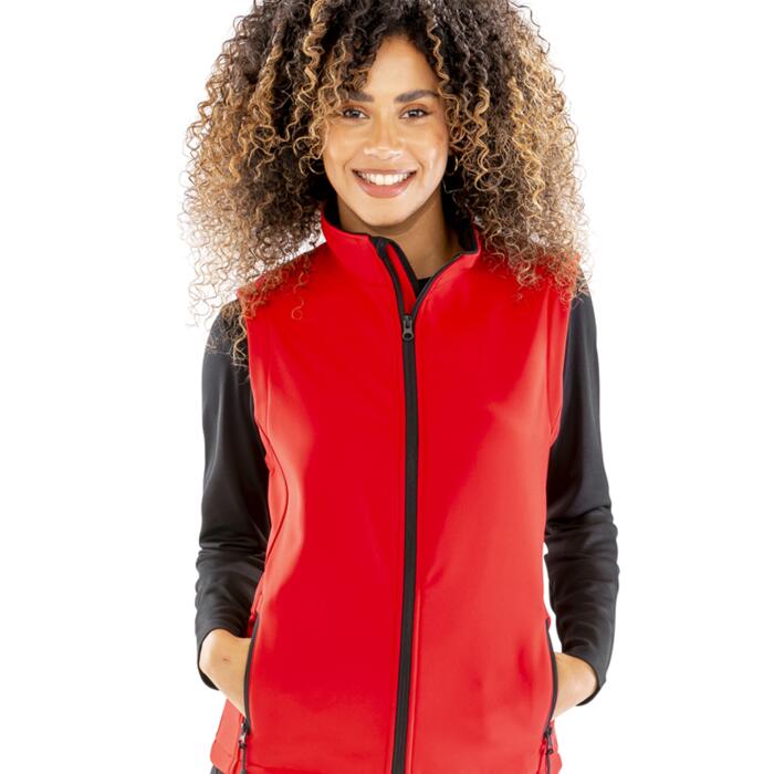 Result Core Result Core Ladies Printable Soft Shell Bodywarmer RS232F Result Core Ladies Printable Soft Shell Bodywarmer Thumbnail