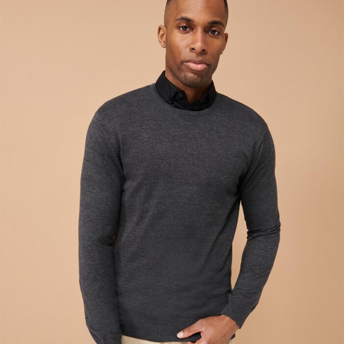 Henbury Henbury Crew Neck Sweater H725 Henbury Crew Neck Sweater Thumbnail