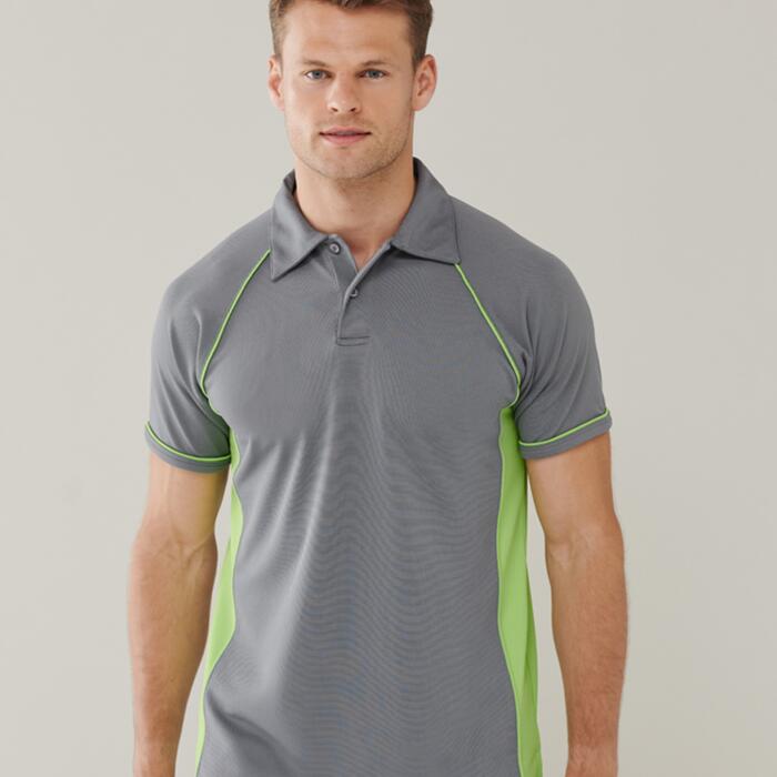 Finden and Hales Performance Piped Polo Shirt Thumbnail
